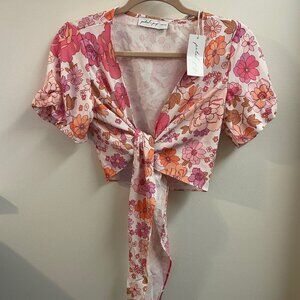 XS (NWT) Petal & Pup Floral Top